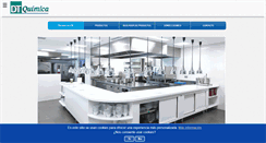 Desktop Screenshot of dtquimica.com