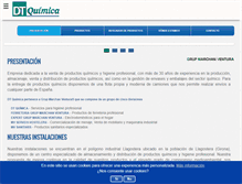 Tablet Screenshot of dtquimica.com